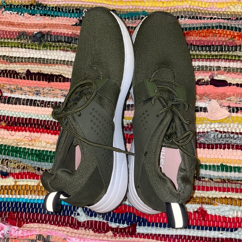Champion army green workout shoes